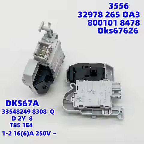 DKS65 DKS66 DKS67 DKS67A DKS68 Washing Machine Door Lock Switch For Siemens Bosch IQ500 IQ300 IQ700 