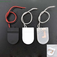PATRICIA1 Battery Storage Boxes Black White Storage Case Battery Socket Wire Lead 3V CR2032 Coin Cel