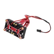 zhuida Dilwe RC Car Motor Heat Sink  4985 1717 Aluminum Alloy Cooling Fan Compatible for 1/5 Car(red