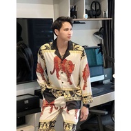 Men's soft silk pajamas set HB101