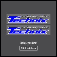 Shock USD Technix Racing Suspension TGR Sticker