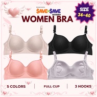 A01 SIZE 34-40 SOFT PADDING BRA WIRELESS 46-52 FULL CUP BRA WANITA TANPA BESI