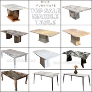 𝐓𝐎𝐏 𝐒𝐀𝐋𝐄  Marble Dining Table Only | Meja Marble Only | Meja Makan Solid Marble | Table