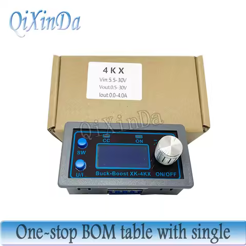 ZK-4KX DC DC Buck Boost Converter CC CV 0.5-30V 4A 5V 6V 12V 24V Power Module Adjustable Regulated l