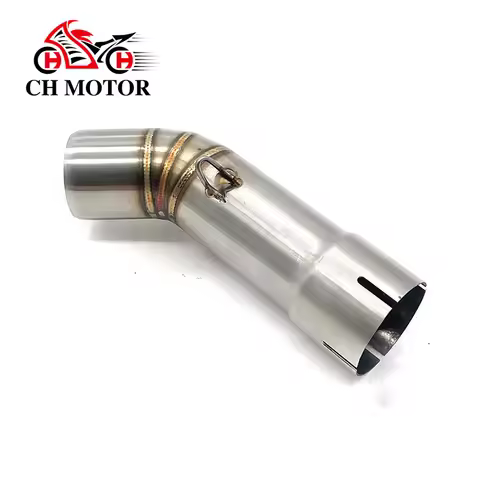 51mm Middle Tube Link Pipe For Yamaha FZ8 Fazer FZ8N FZ8S FZ800 2010-2015 Motorcycle Exhaust Escape 