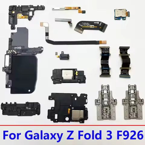 Hinge Rotating shaft Spin Axis Signal Loudspeaker Charging Port Board Camera Flex Cable For Samsung 