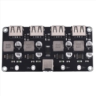 (LAWX) Qc3.0 Qc2.0 Usb Fast Charger Board 4Xusb Port Dc-Dc Converter Dc12V-30V To Dc 3-12V Charging 