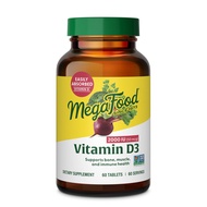 MegaFood Vitamin D3 2000 IU (50 mcg) - Immune Support Supplement - Bone Health -with easily-absorbed