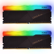 16GB (8GBx2) DDR4 3200MHz RAM (หน่วยความจำ) KLEVV CRAS X RGB GAMING OC MEMORY (KD48GU880-32A160X) //