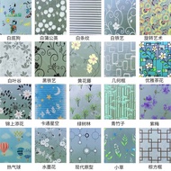 JUNSANG HomeDecor Glass Sticker Frosted Glass Film Frosted Privacy Window Film Anti-UV Window Sticke