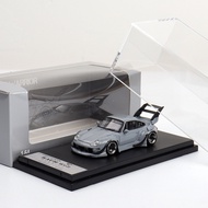 BriScalemicro | โมเดลรถ Porsche RWB 993 สีเทา พร้อมปีก ขนาด 1:64