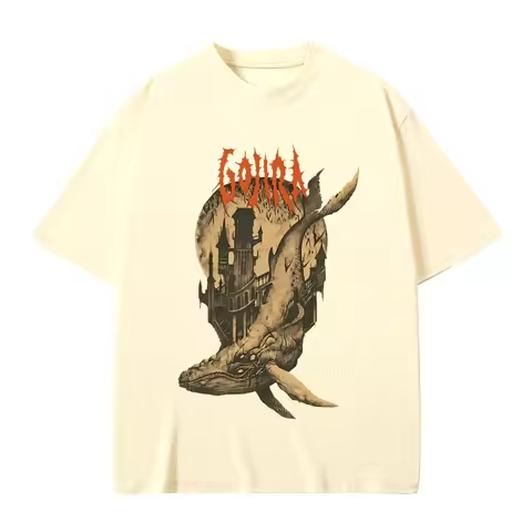 French Metal Band Gojira From Mars To Sirius Flying Whales Vintage Rock Graphic T Shirt Men Women Ov