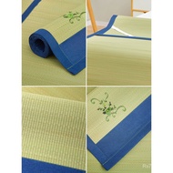 Household Cool Mat Orchid Straw Mat Set Summer 1.2m Straw Mat 1.8 Folding BX621.5m Double Bed Winter