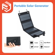 4 Panel Mini Portable Solar Generator Portable Solar Panel Charger Outdoor Battery Charger