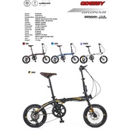 BRON X8 ODESSY 16" Folding Bike 16" with SENSAH MX8, 1x8 Speeds