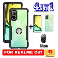 Hard Case REALME C67 Soft Case Armor Transparent Premium Case + Ring - SINGLE, REALME C67