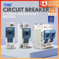 TBC 1 POLE 32A 63A 63A + NEUTRAL Isolator Switch Fuse Main Switch Circuit Breaker 1 Pole With Switch