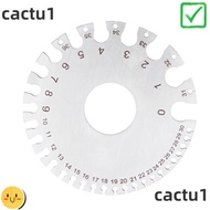 CACTU Round Wire Gauge, Stainless Steel Non-Ferrous Metal Gauge Thickness Gauge, Metric and Imperial