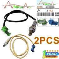 2PCS Oxygen O2 Sensor Compatible with Peugeot 208 307 408 2004-2012 2011-2016 2013-2016 1.5L 1.6L 2.