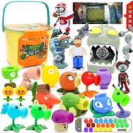 Genuine Plants vs. Zombies Toys Full Set 2 Soft Rubber Pea Shooter 3 Children Boys Catapult Giant Se