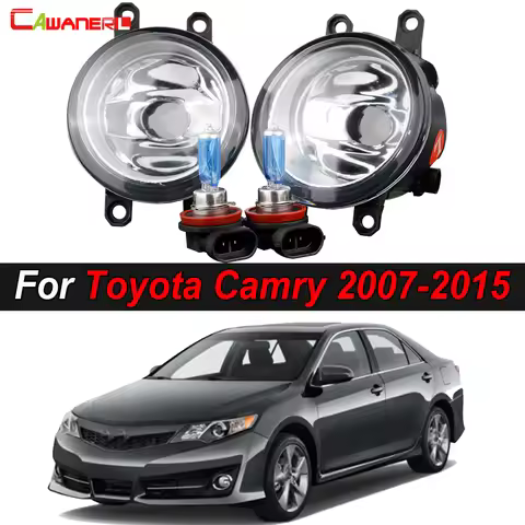 2 X 55W 100W Car Driver + Pasenger Fog Light H11 LED Halogen Bulb For Toyota Camry 2007 2008 2009 20