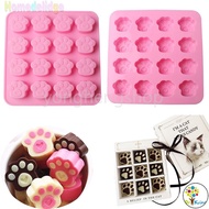DK Silicone Mold Bakeware Dog Cat Footprint Paw Shapes Cake Molds Cookie DIY Cake Decorating Baking 