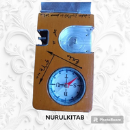 PADOM DARI KAYU JATI ORIGINAL(BUAT ARAH KIBLAT SHOLATQUBURAN & WAKTU SHOLAT)kompas