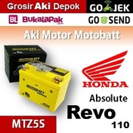 Aki Honda Absolute Revo 110 MOTOBATT MTZ5S/ kering motor u/ GS Yuasa