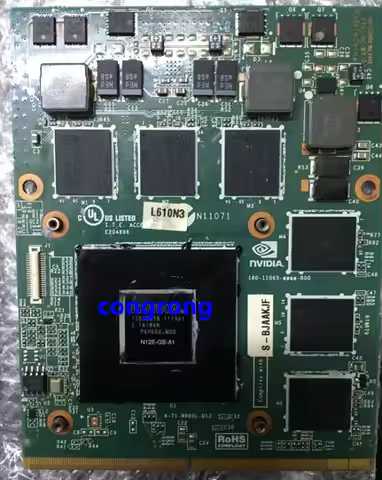 GTX560M N12E-GS-A1 1.5G MS-1W041 VGA Video Card for MSI 16F1 16F2 1656 1727 GX740 GX640 GT660 GT780 