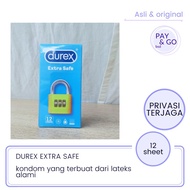 PROMO TERBATAS DUREX EXTRA SAFE ISI 12-KONDOM-DUREX CONDOMS EXTRA SAFE