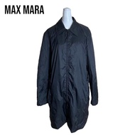 Max&Co By Max Mara เสื้อโค้ทผ้าไนลอนสีดำ