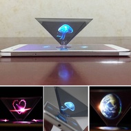 Smart Phone 3D Holographic Hologram Display Pyramid Projector Video