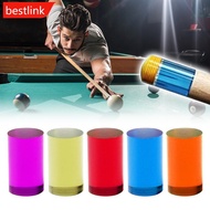 BESTLINK 1PC 1.5*2.9CM Transparent Colorful Pool Cue Ferrule Solid Plastic Ferrule for American and 