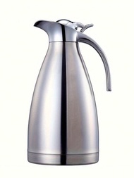 Hervidor De Agua Caliente De Acero Inoxidable De 1,5/2l, Jarra De Café, Botella Aislante Con Doble Pared Y Vacío Con Retención Térmica De 4 Horas, Jarra De Agua Fría, Para Uso En Hogar