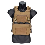 IDOGEAR Tactical FCSK แผ่น3.0EX น้ำหนักเบาเสื้อเกราะยุทธวิธีเฟอร์โรเสื้อกั๊กแผ่นรองไหล่ + ชุดกระเป๋า