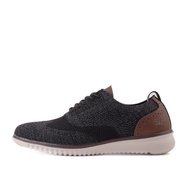 (ONLINE EXCLUSIVE) LARRIE Kasut Lelaki Hitam Kasut Selesa Laknit Ringan Bergaya 582304-WA1SV-1P-BLAC