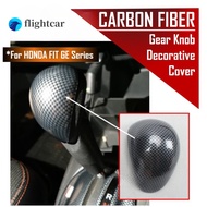 Honda Jazz/Fit GE GE6 GE8 2008-2014 Car Gear Shift Knob Cover Carbon Fiber Shifter Handle Accessorie