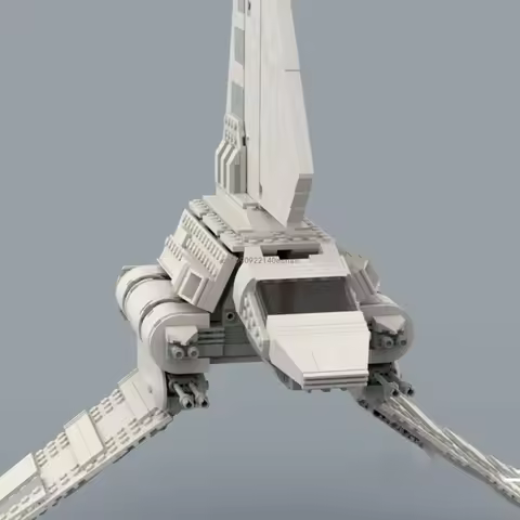 970pcs Moc Space War Imperial Lambda-class Shuttle 75094 Modification Building Block DIY Assemble fo