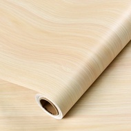 (Wood) Modern Simple Style Wood Grain Texture Furniture Refurbished Table Top PVC Self-Adhesive Waterproof Wallpaper Sticker