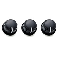 3Pcs Air Condition Switch Control Knob Replacement Accessories for Toyota Hilux Vigo Champ, Fortuner