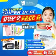 Dr Smile  Big White Teeth Whitening Tooth Cleansing Powder Probiotics Toothpaste Oral Care Bad Breat