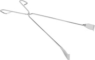 Hemoton Rubbish Tongs Stainless Steel Grab Tongs Long Handle 60 cm Barbecue Tongs Sausage Tongs Rubb