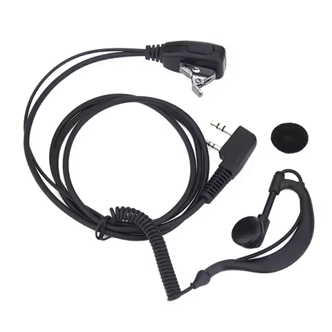 Walkie Talkie Headsets 2 PIN Earpiece Headset PTT MIC for BAOFENG 480 490 320 V6 V7 V8 658 520 530 9
