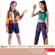 [SG SELLER]K-POP Lumi  Zoe Zoi Cosplay Costume For Kids Stage Performance Outfit Halloween Party Dre