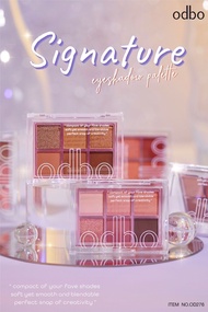 อายแชโดว์ พาเลท 6 สี โอดีบีโอ ซิกเนเจอร์ ODBO SIGNATURE EYESHADOW PALETTE #OD276