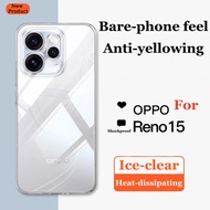 Transparent Shockproof Phone Case For OPPO Reno 15 13 13F 12 12F 11 11F 10 8Z 8T 8 7 6 5 4 7Z 6Z 3 2