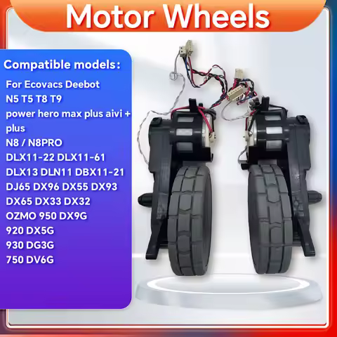 Motor Wheels For Ecovacs Deebot N5 T5 T8 T9 Power Hero Max Plus Aivi +/Plus N8 N8PRO DLX11-22 DLX11-