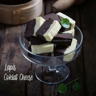 Kek Lapis Sarawak - Lapis Coklat Cheese