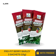 Trial pack 3 sachet Profit Berry Barley - Original Premium Barley Drink. Barley Grass Powder with Stevia anti aging helps boost immunity to prevent virus green BARLEY Juice Drink | herbal and pure organic green barley powder juice drink | FDA APPROVED |