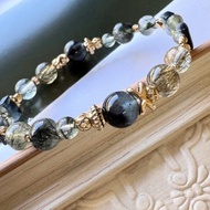 頂級魔鬼海藍寶 高冰綠髮晶 自信招來財富